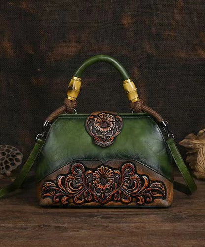 Original Beige Handmade Retro Embossed Handbag HJ1005 Ada Fashion