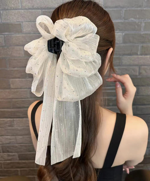 Hairpin Tulle Ribbon Black Bow Dot Original FashionChic
