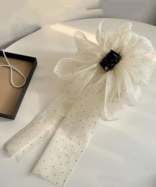Hairpin Tulle Ribbon Black Bow Dot Original FashionChic