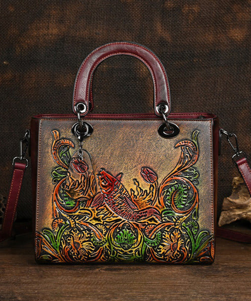 Original Chinese Style Handmade Embossed Tote Bandbag HJ1024 Ada Fashion