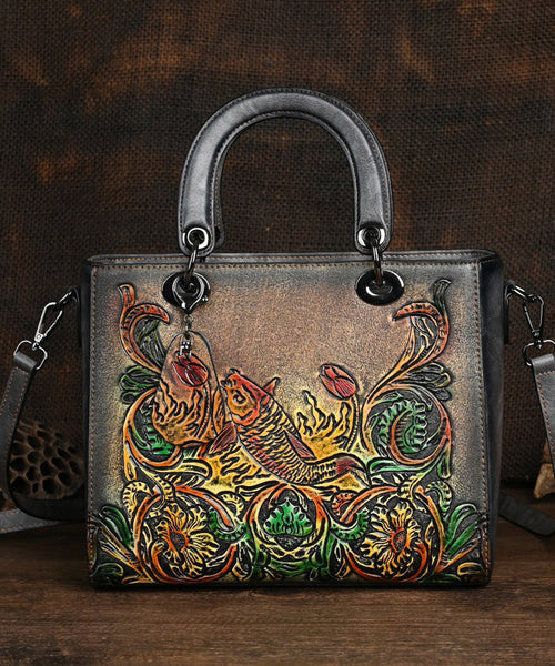 Original Chinese Style Handmade Embossed Tote Bandbag HJ1024 Ada Fashion