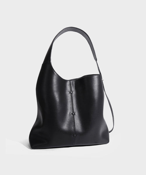 Capacity Blue Bag Original Leather Design Shoulder Calf Large FashionChic