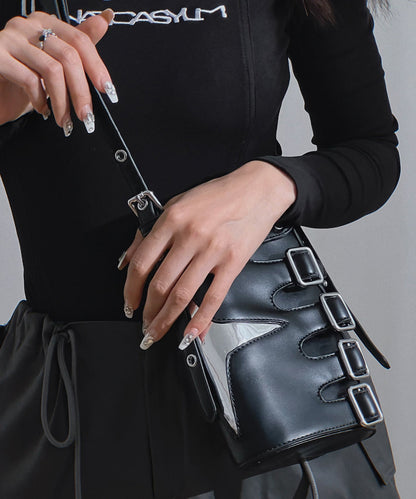 Original Design Fashion Leather Button Decorated Crossbody Bag MM046 Bag-BGS240620