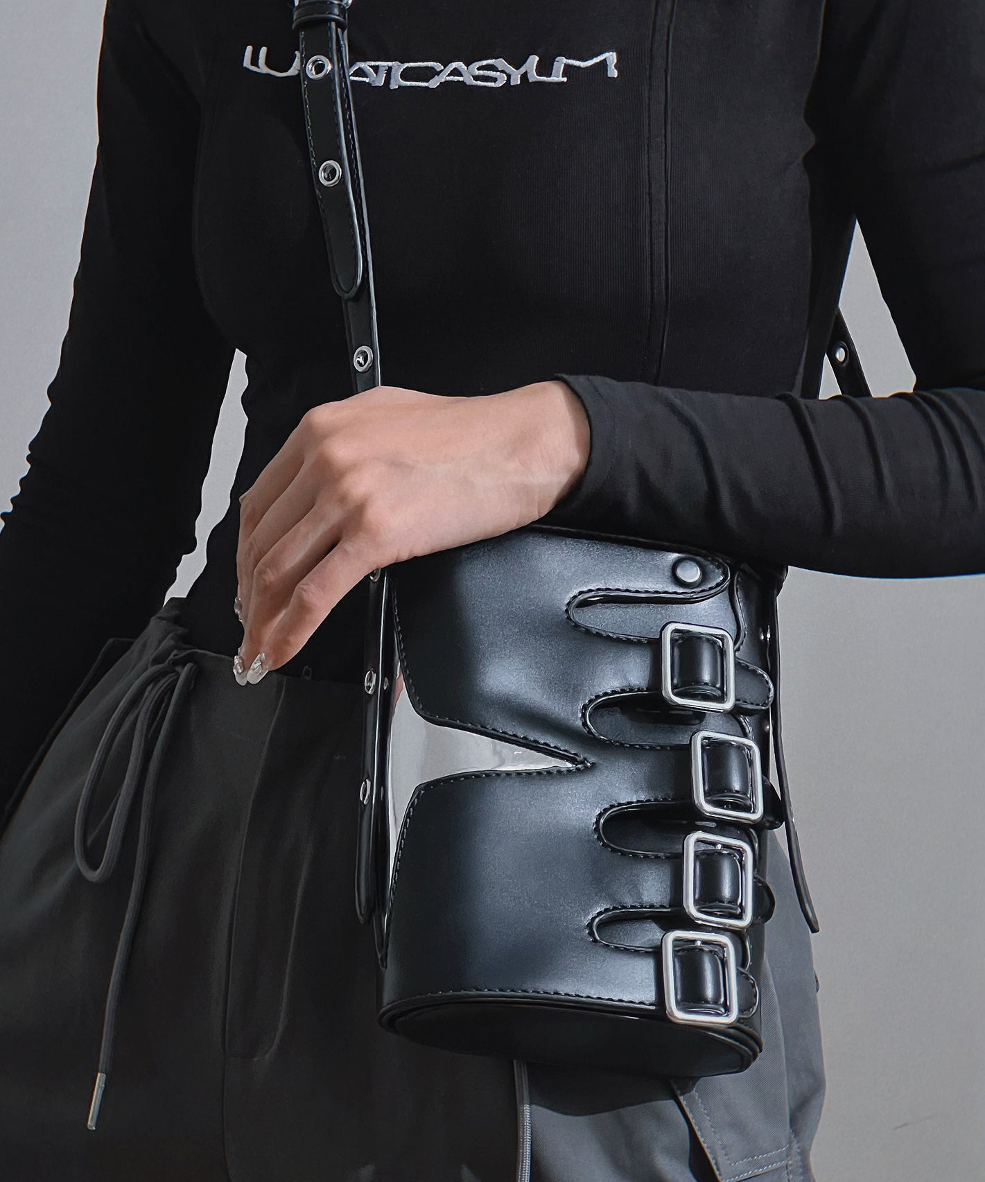 Original Design Fashion Leather Button Decorated Crossbody Bag MM046 Bag-BGS240620