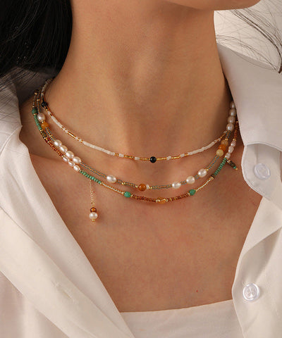 Alloy Original Breath Pendant Design Baby's Beading Gold Pearl FashionChic