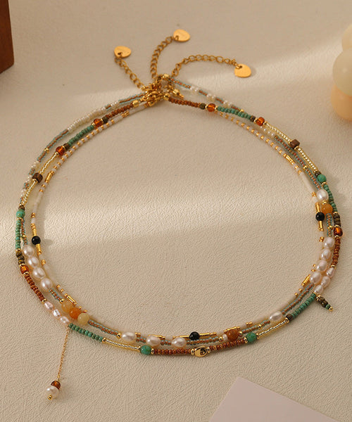 Alloy Original Breath Pendant Design Baby's Beading Gold Pearl FashionChic