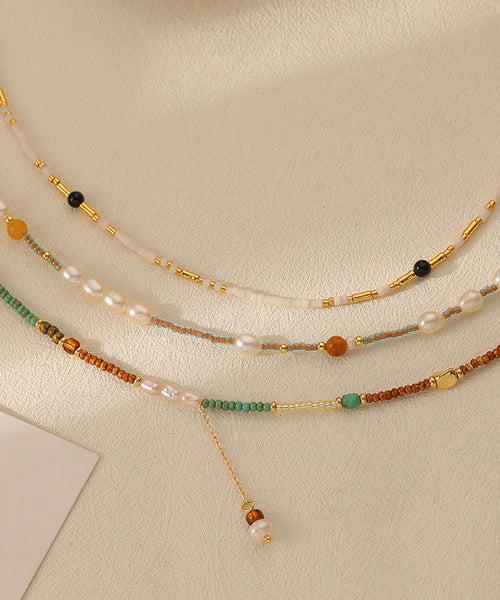 Alloy Original Breath Pendant Design Baby's Beading Gold Pearl FashionChic