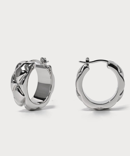 Original Design Gold Copper Overgild Hoop Earrings TX005