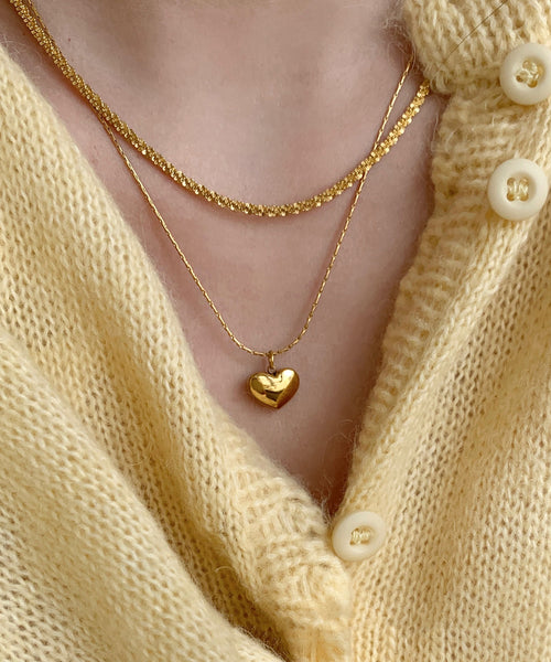 Pendant Stainless Design Glaze Love Steel Drip Original Gold FashionChic