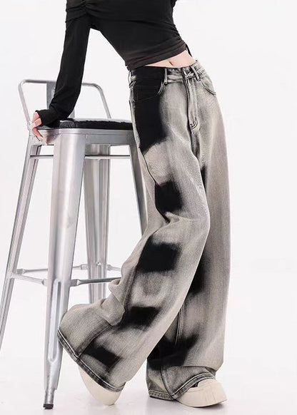 Original Design Gradient Tie Dye Denim Wide Leg Pants Fall WP045 NZ-LPTS241107