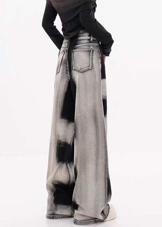 Original Design Gradient Tie Dye Denim Wide Leg Pants Fall WP045 NZ-LPTS241107