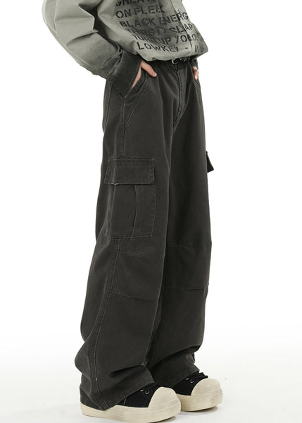 High Pockets Original Spring Green Design Denim Waist Men Pants FashionChic