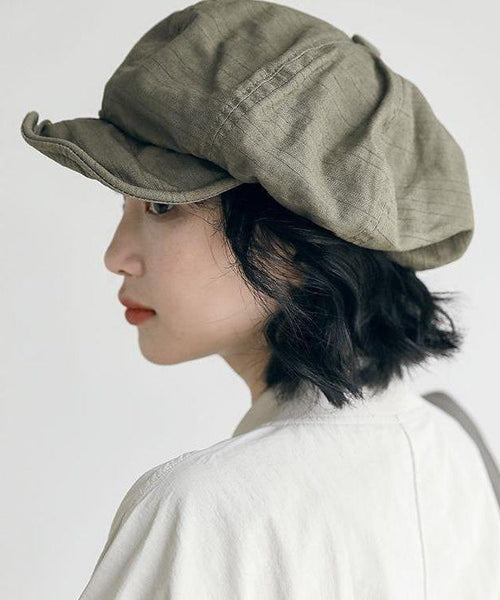 Original Design Green Stylish Patchwork Beret Hat II044 hat-HAT240825