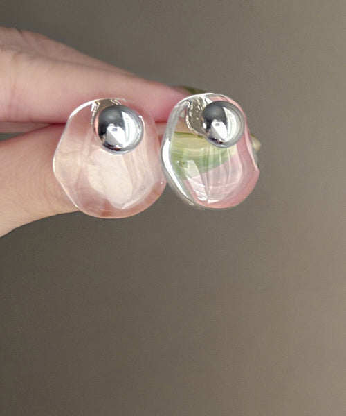 Original Nude Earrings Alloy Stud Design Crystal FashionChic