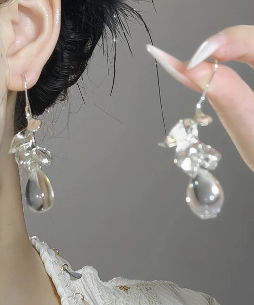Design Glass Drop Water Silk Original Earrings Alloy FashionChic