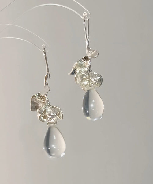 Design Glass Drop Water Silk Original Earrings Alloy FashionChic