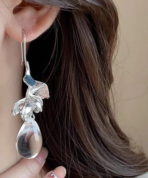 Design Glass Drop Water Silk Original Earrings Alloy FashionChic