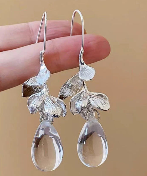 Design Glass Drop Water Silk Original Earrings Alloy FashionChic