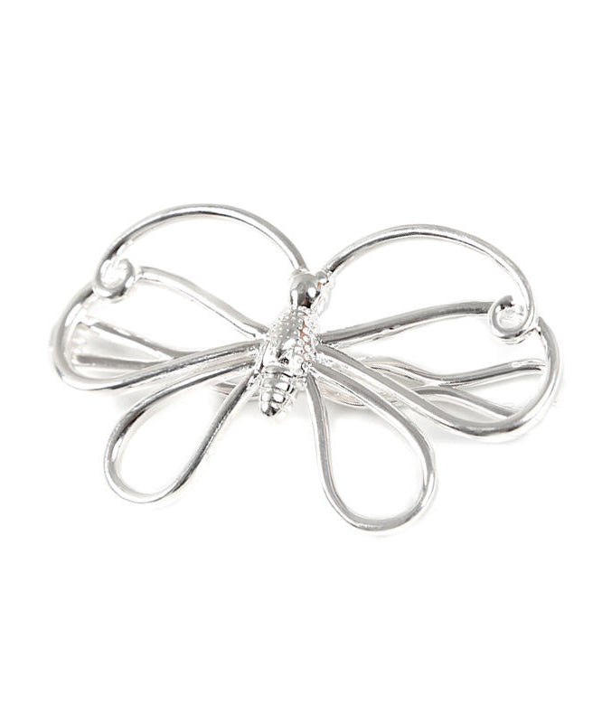 Original Design Silk Sterling Silver Bow Hairpin TS022