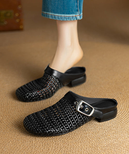 Out Sandals Design Silver Original Slide Hollow FashionChic