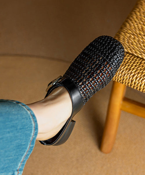 Out Sandals Design Silver Original Slide Hollow FashionChic