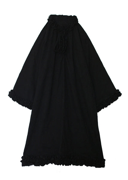 Original Design White Ruffled Patchwork Cotton Long Dress Fall WE027 HS-FDL241028