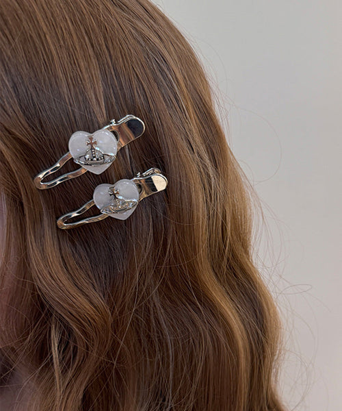 Original Hairpin Stainless Steel Design Love White FashionChic