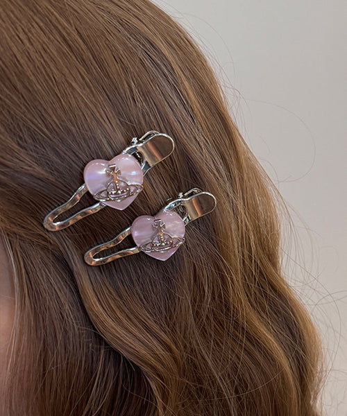 Original Hairpin Stainless Steel Design Love White FashionChic