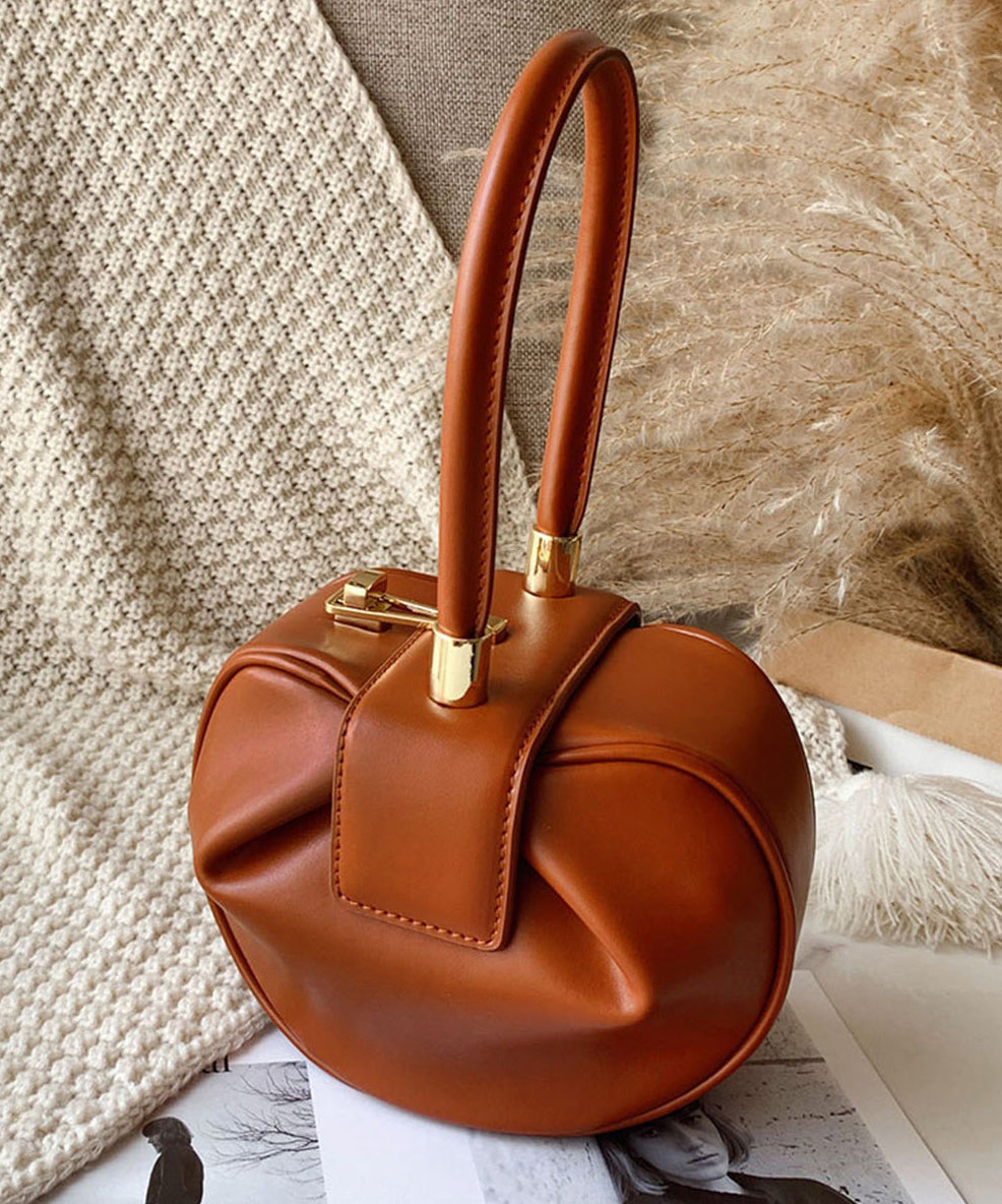 Original Design Yellow Calf Leather Tote Handbag HJ1025 Ada Fashion