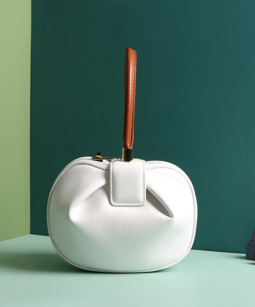 Original Design Yellow Calf Leather Tote Handbag HJ1025 Ada Fashion