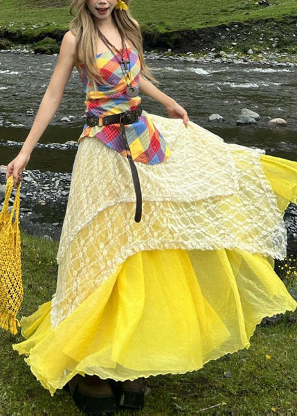 Fit Original Yellow Fall Three Holiday Set Silm Design Piece FashionChic