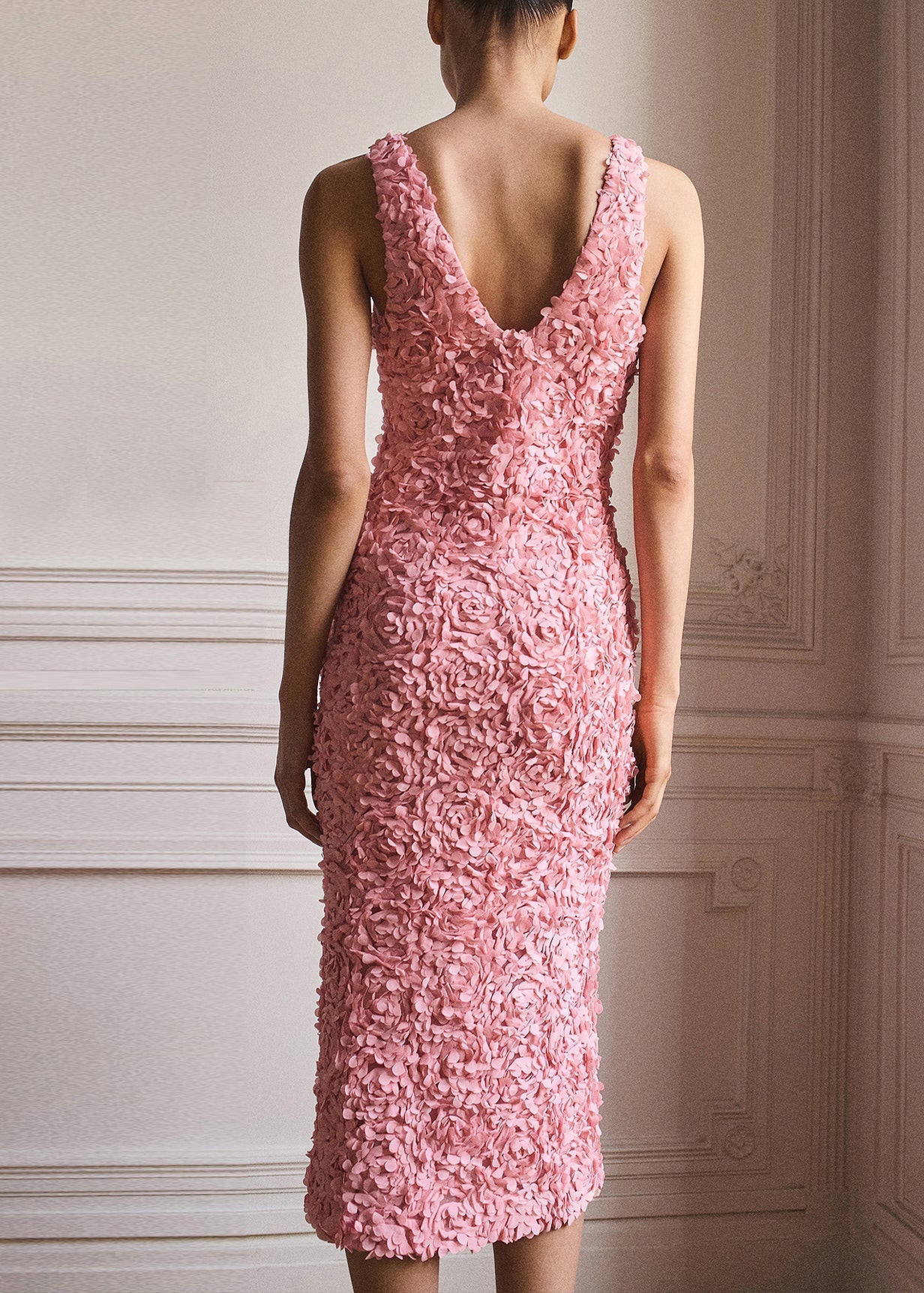 V Both Cotton Sides Pink Neck Wear Summer On Dresses FashionChic