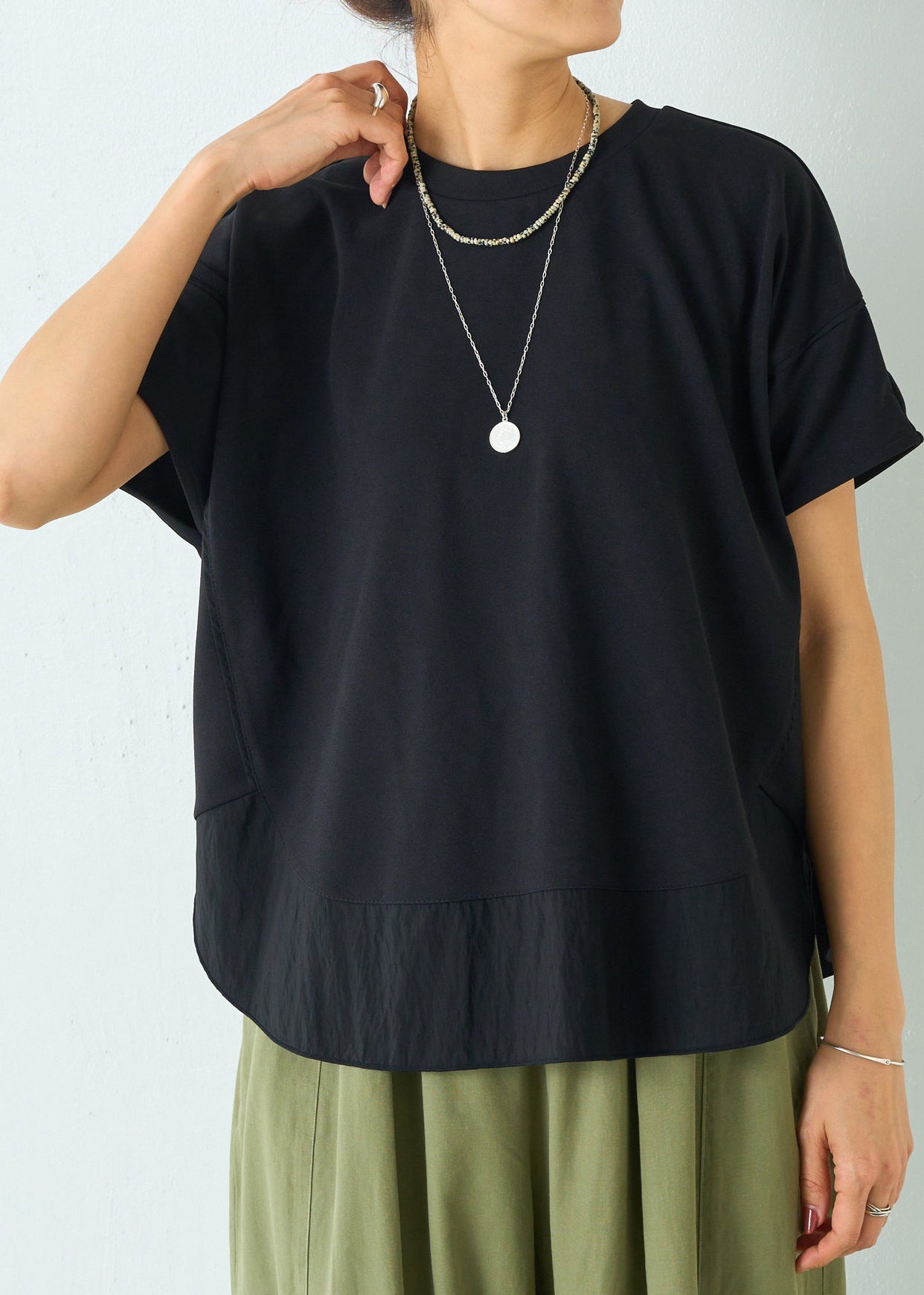 Cotton Oversized Plus Size Black Tanks Patchwork Summer FashionChic