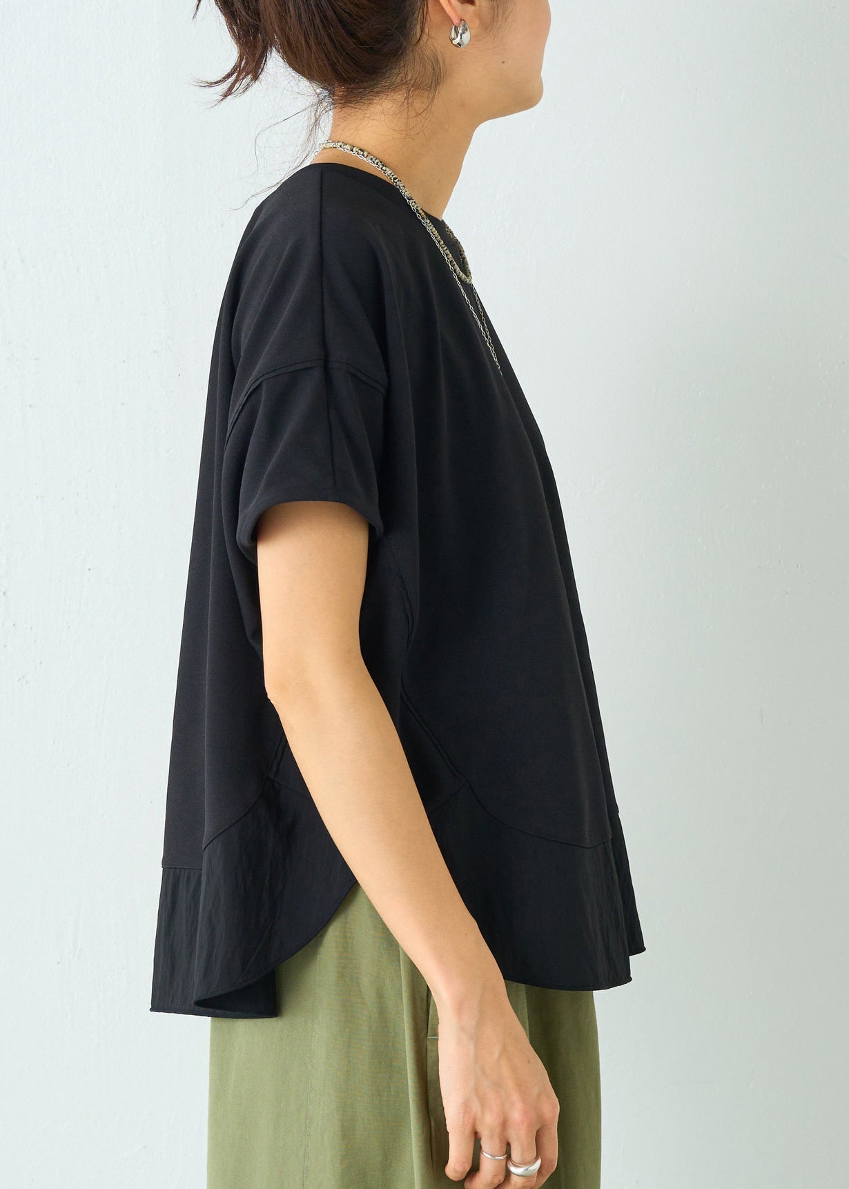 Cotton Oversized Plus Size Black Tanks Patchwork Summer FashionChic