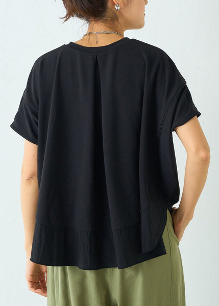 Cotton Oversized Plus Size Black Tanks Patchwork Summer FashionChic