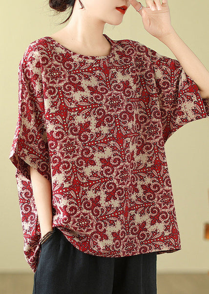 Black Summer Size Shirt T Print Plus FashionChic