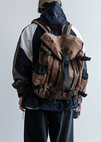 Hooded Size Mens Patchwork Plus Cotton Drawstring Navy Coats FashionChic