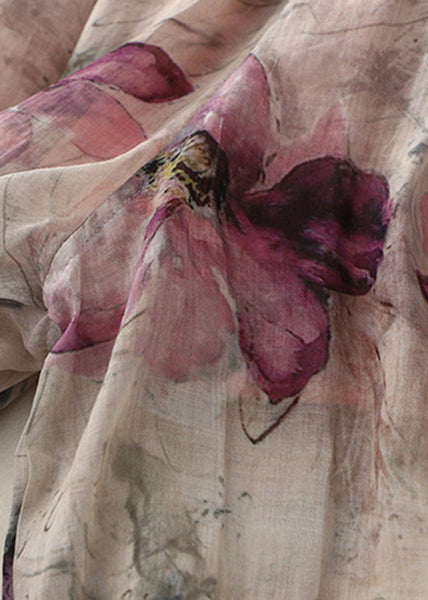 Plus Size Pockets Print Elastic Waist Cotton Lantern Pants Summer WW1032 Ada Fashion