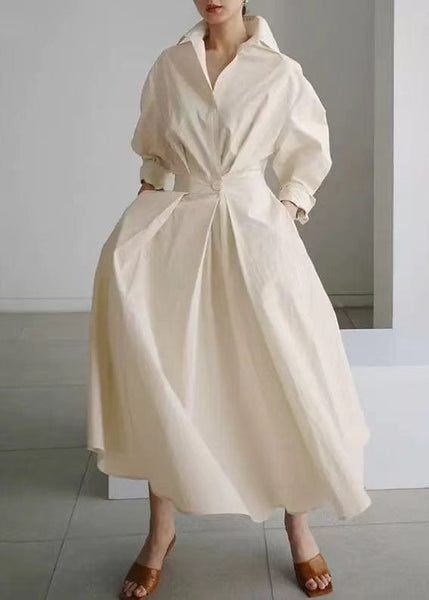 Plus Size Cinched Maxi Green Fit Dresses Spring Tea Silm FashionChic