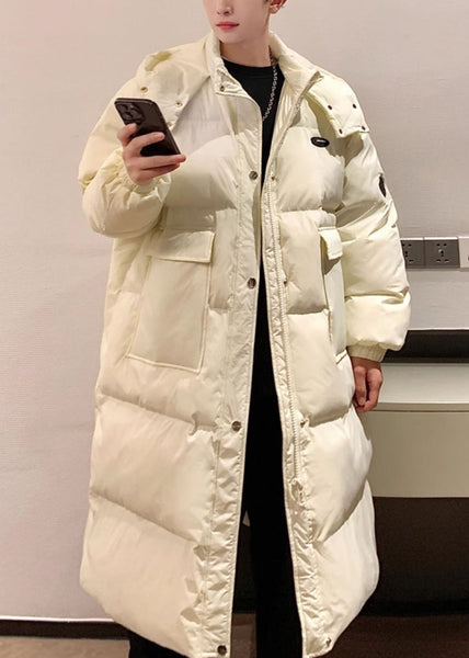 Plus Size Wine Red Hooded Pockets Men Long Parkas Winter RM007 ABC