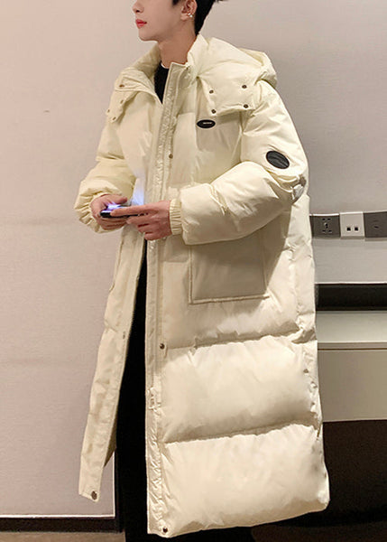 Plus Size Wine Red Hooded Pockets Men Long Parkas Winter RM007 ABC