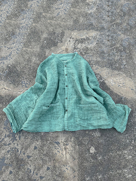 Plus Size Women Worn Spring Loose Shirt II1062 QYMM