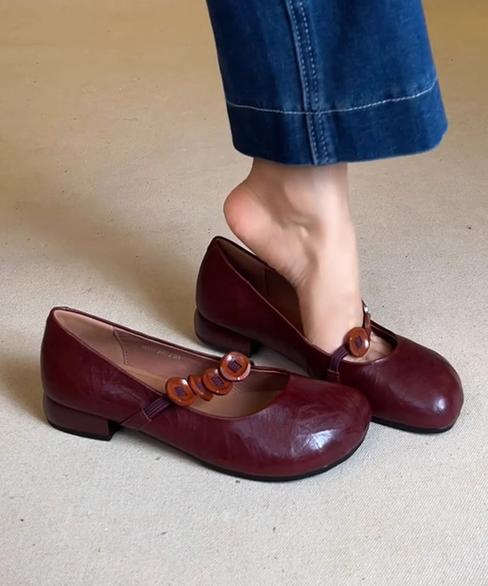 Casual Splicing Women Red Shoes Faux For Flat Leather FashionChic