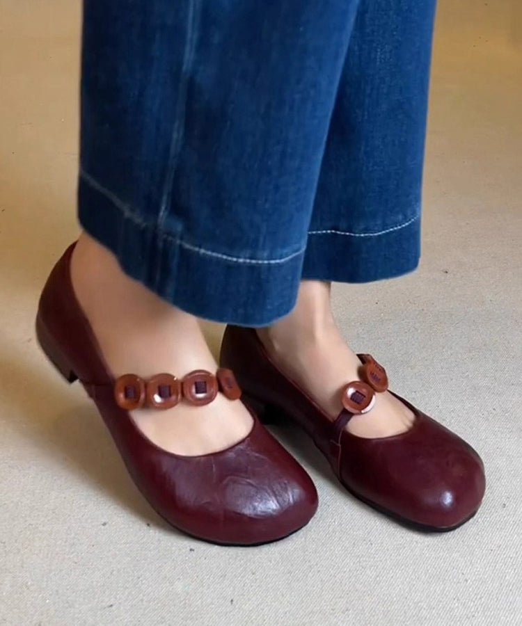 Casual Splicing Women Red Shoes Faux For Flat Leather FashionChic