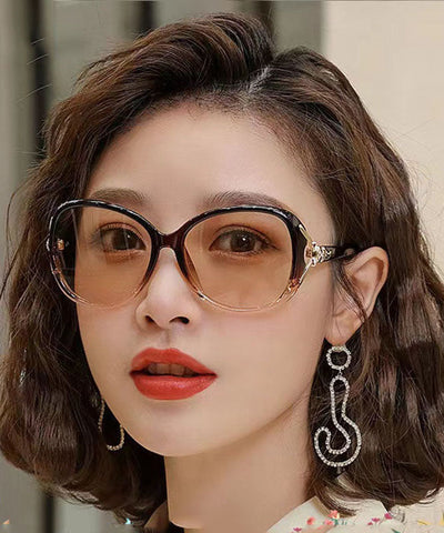 Regular Brown Large Face Color Changing Sunglasses XS1052 Ada Fashion