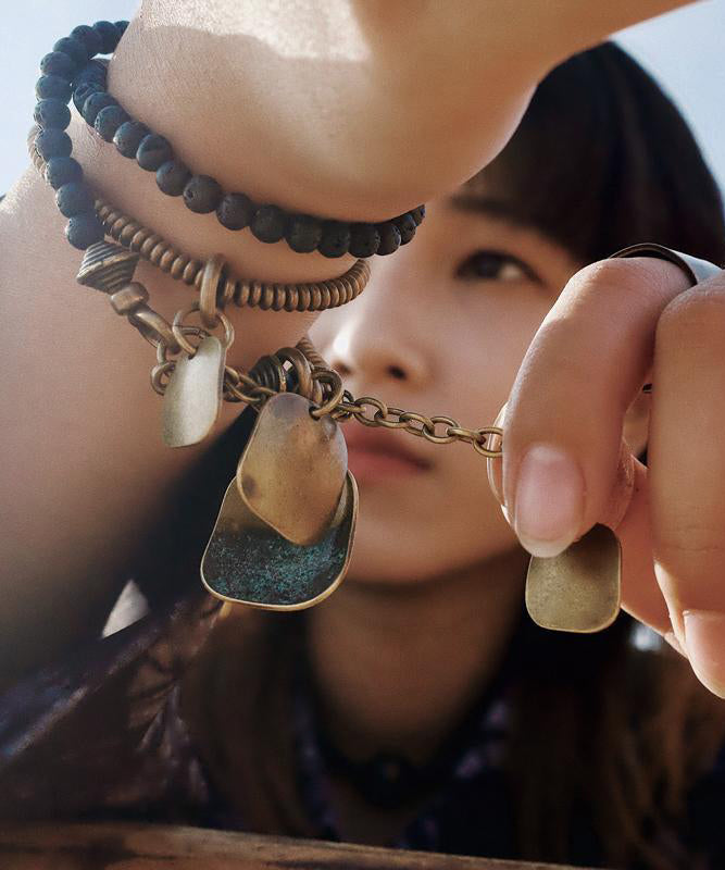 Bracelet Gender Men Same Copper Beading Charm Retro Design FashionChic