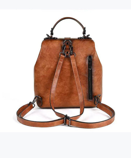 Retro Green Three Dimensional Carved Totem Handmade Backpack HJ1003 Ada Fashion