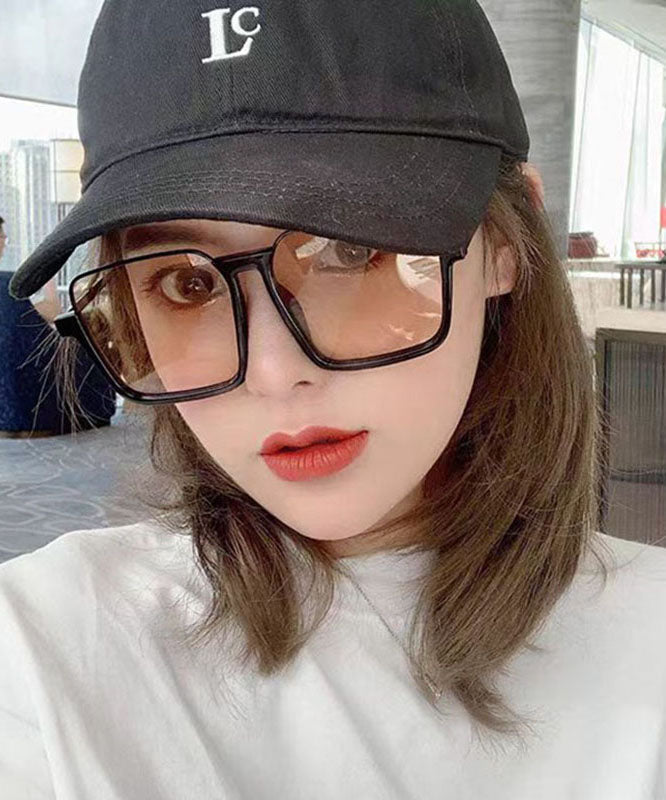 Retro Orange Large Frame Slim Face Street Photo Sunglass XS1044 Ada Fashion