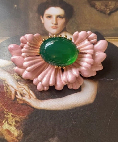 Stud Agate Sterling Pink Asymmetry Silver Earrings Retro FashionChic