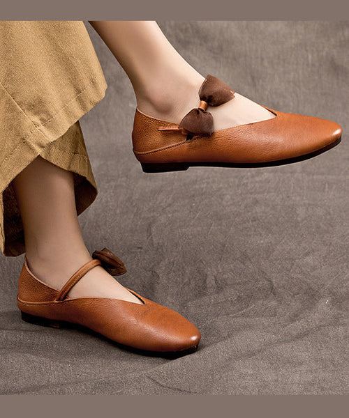 Retro Splicing Penny Loafers Coffee Cowhide Leather WT011 shoe-PDX241030